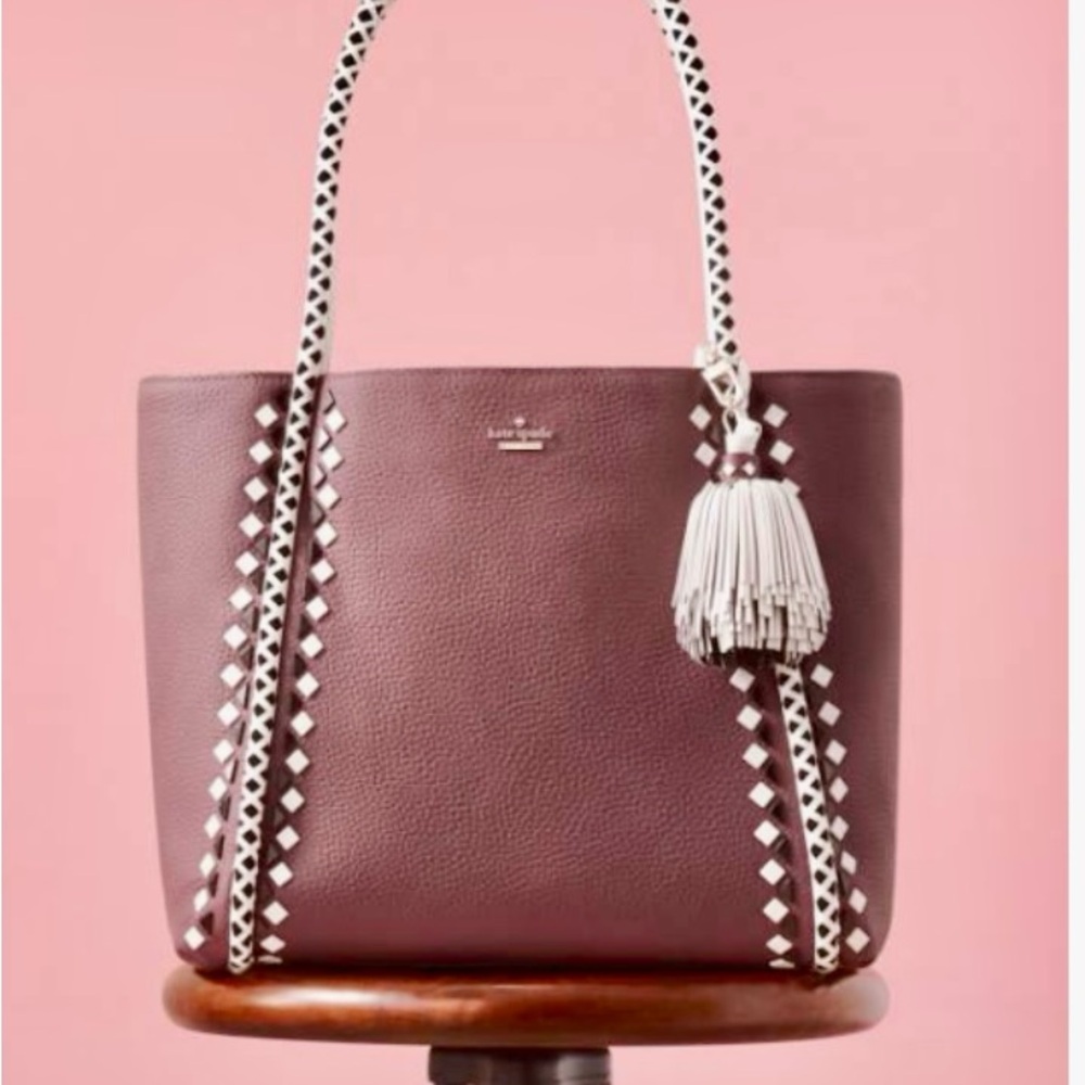 Kate spade burgundy handbag
